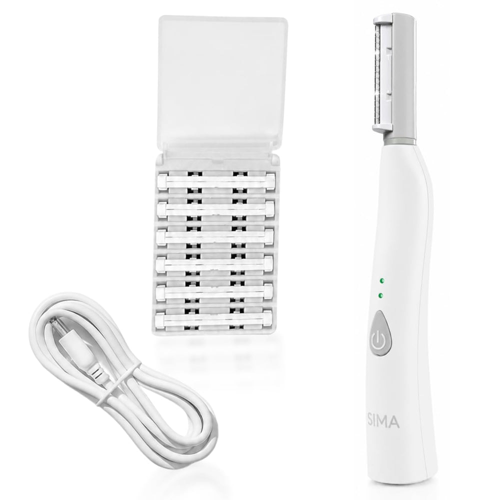 SPA SCIENCES SIMA front view showing sleek design and quick exfoliation benefit