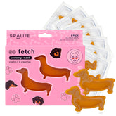 SpaLife front packaging showing dachshund-shaped patches and benefits