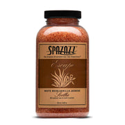 Spazazz front packaging showing scent and product name, conveys trusted aromatherapy