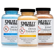 Spazazz front packaging showing gift set and spa-ready presentation