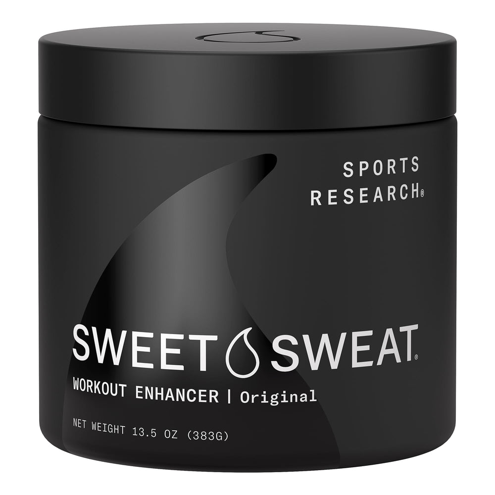 Sports Research Sweet Sweat jar front shows product and brand for clear identification and trust