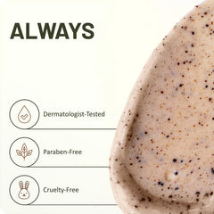 St. Ives coconut and coffee ingredients arranged to highlight antioxidant benefit