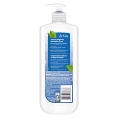 St. Ives pump dispenser close-up for easy, mess-free lotion application benefit