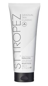 St.Tropez bottle front view showing packaging and immediate recognition benefits
