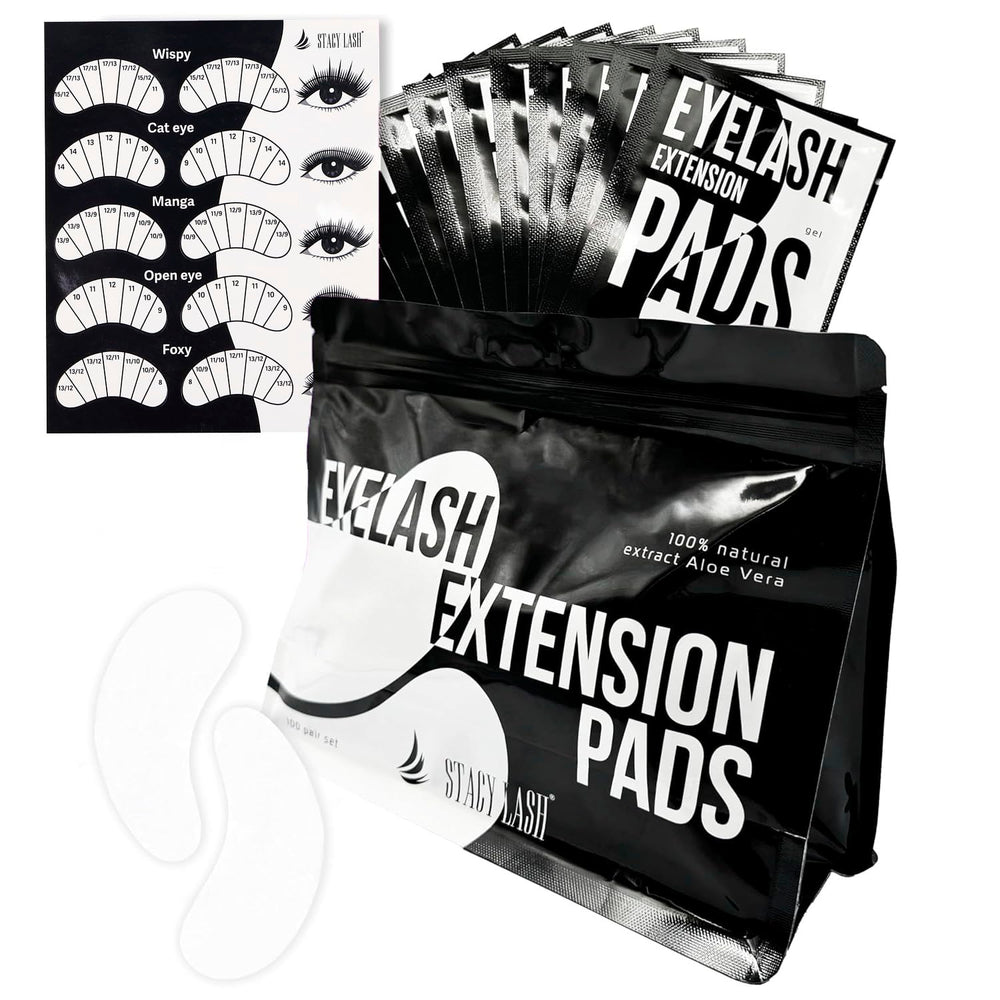STACY LASH front packaging showing 100 pairs, clear organization benefit