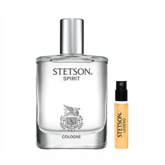 Stetson Spirit front bottle showing clean packaging and everyday confidence