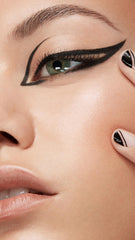 stila application lashline demo showing clean wing and long-lasting finish