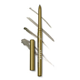 stila pencil front view showing gilded green shade and easy-to-hold barrel benefit