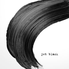 stila black mascara texture swirl demonstrating silky tubing formula for long-lasting wear
