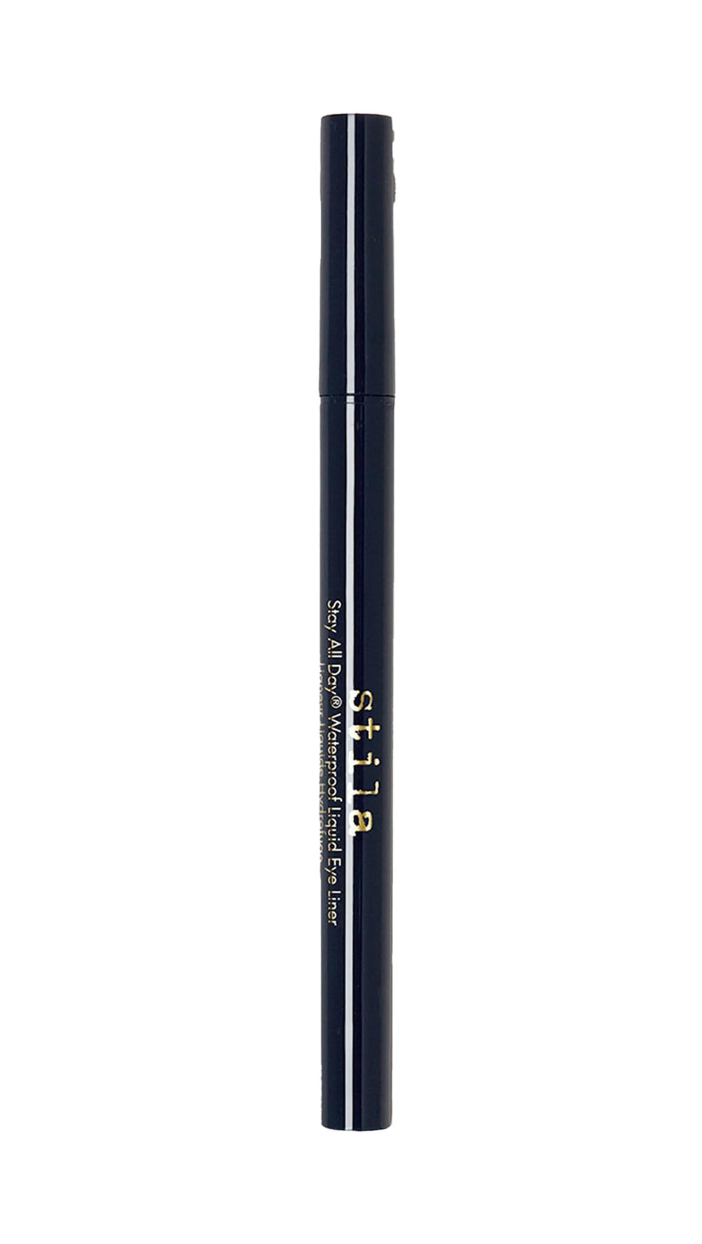 stila front packaging showing midnight deep blue liner and brand benefit