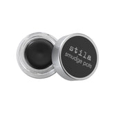 stila Smudge Pot front jar view showing packaging and bold black shade benefit