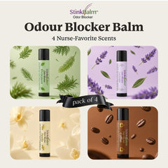 StinkBalm texture close-up highlighting smooth balm surface for quick application