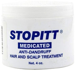 Stopitt front packaging showing bottle and label for targeted dandruff relief