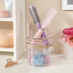 STORi Bella accessory compartment top view showing separate space for clips and ties