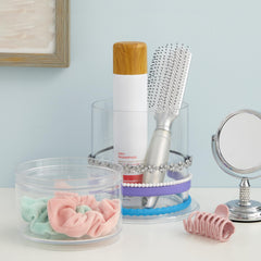 STORi Bella round headband holder close-up demonstrating secure, tangle-free storage