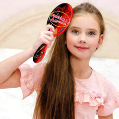 Stranger Theme soft-tipped bristles detail reducing tugging and breakage