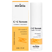 Stratia C+C front packaging showing clean design and product name benefit
