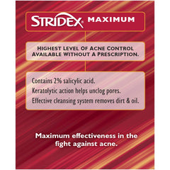 Stridex pad close-up texture showing pre-soaked surface for gentle exfoliation