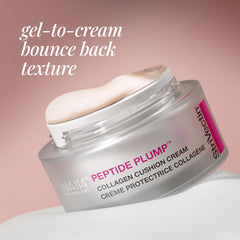 StriVectin hand applying cream showing smooth absorption and plumping