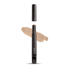 Stryx concealer stick front view showing sleek tube and discreet design benefit