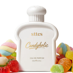 Sttes Candyholic front bottle with playful design and instant cheerful appeal