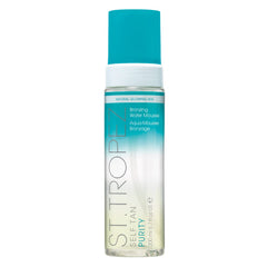 St.Tropez bottle front view showing clear mousse and branding for easy identification