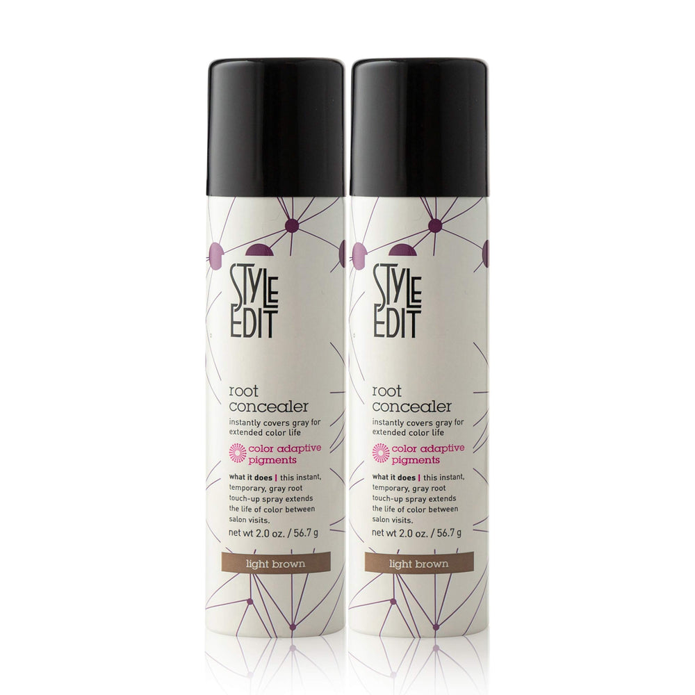 STYLE EDIT front bottle view showing label and compact size benefit