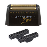 StyleCraft gold titanium foil front view showing smooth surface and improved glide
