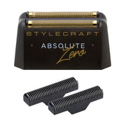 StyleCraft gold titanium foil front view showing smooth surface and improved glide