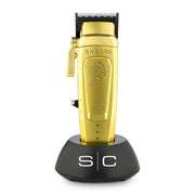 STYLECRAFT Saber 2 front view showing gold metal body and ergonomic grip benefit