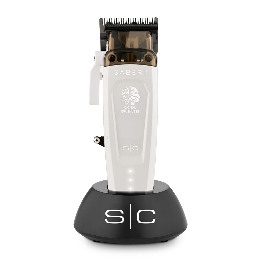 STYLECRAFT Saber 2 front view showing controls and white finish for professional handling