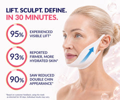 Stylia mask in use on woman resting to show comfortable fit