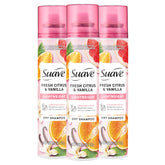 Suave front packaging showing fresh citrus and vanilla scent for instant refresh