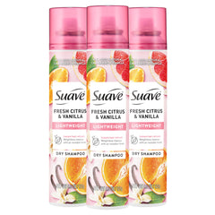 Suave front packaging showing fresh citrus and vanilla scent for instant refresh
