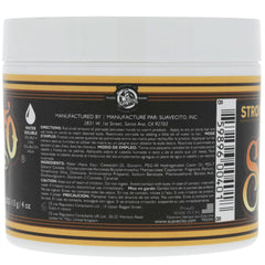 Suavecito Pomade Firme open jar displaying creamy texture for smooth application