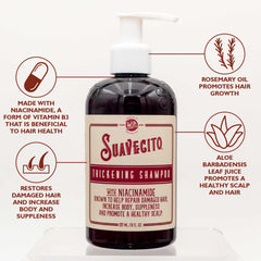 Suavecito Pomade conditioner open cap showing creamy texture for lightweight hydration