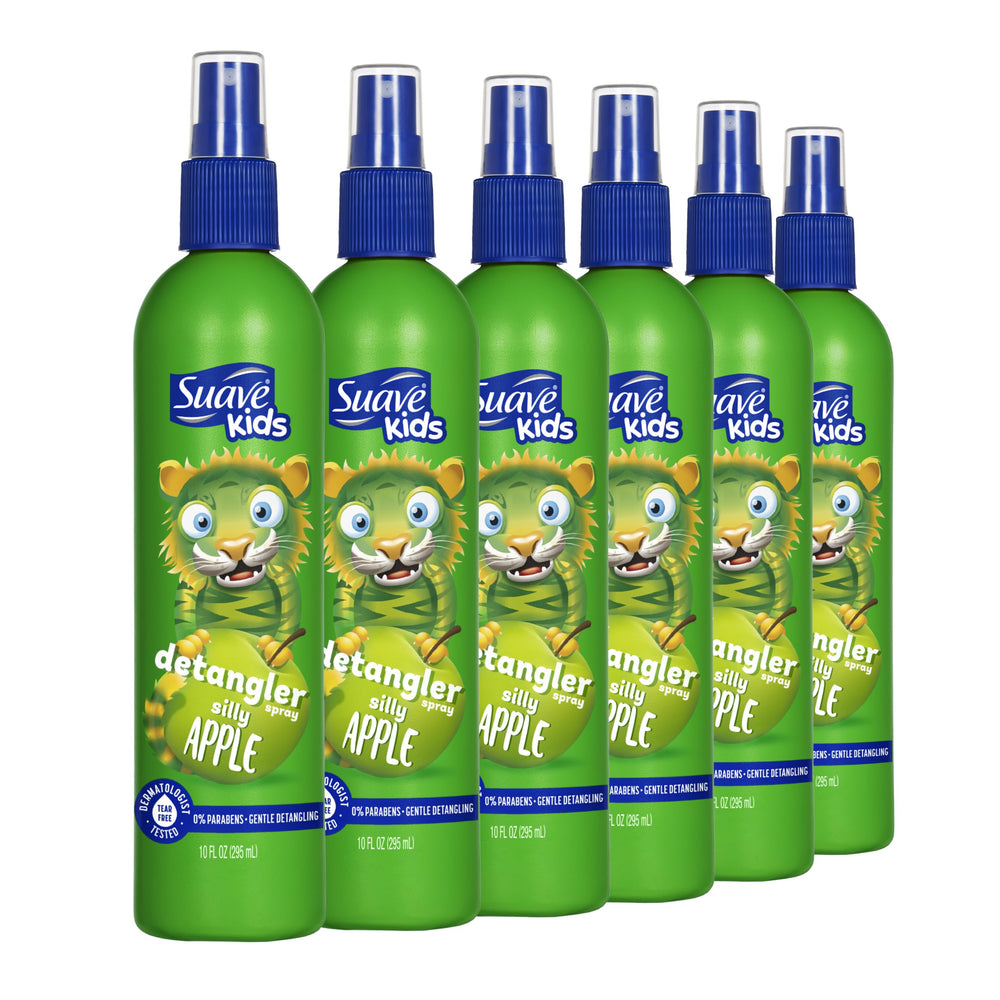 Suave+ front packaging showing Silly Apple bottle and kid-friendly design for easy use