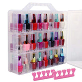 SUBAY front view of clear organizer showing neat bottle display and easy selection