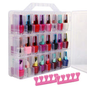 SUBAY front view of clear organizer showing neat bottle display and easy selection