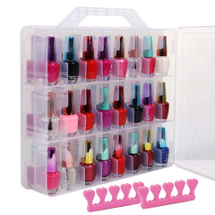 SUBAY front view of clear organizer showing neat bottle display and easy selection