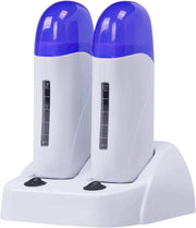 SUBAY front view dual wax warmer showing dual barrels and sleek base, faster prep