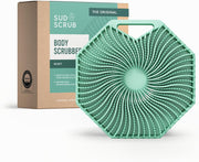 Sud Scrub front view in mint showing sleek shape and hygienic surface