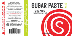 Close-up texture of Sugaring NYC paste highlighting natural sugar consistency and grip