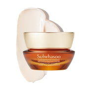 Sulwhasoo jar front view showing elegant packaging and premium formulation benefits