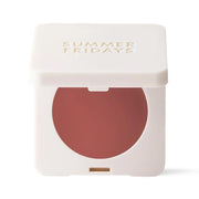 Summer Fridays front packaging showing compact blush balm and shade label