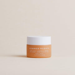 Summer Fridays texture close-up of cream demonstrating hydration and smooth application