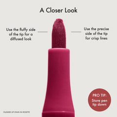 Summer Fridays liner tip detail demonstrating precision for clean edges benefit: accuracy