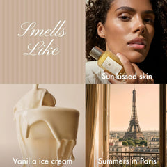 Summer Fridays spritz in motion demonstrating easy application and fine mist
