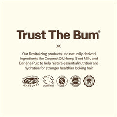 Sun Bum 3-in-1 leave-in spray in hand illustrating easy detangling and protection