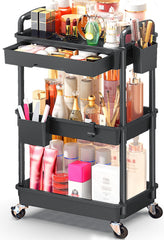 SUNALLY front view full cart showing organized storage and space-saving benefit